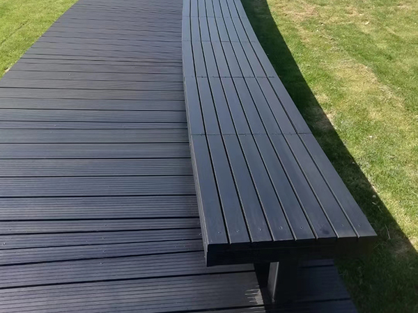 北京重竹地板 竹木坐凳施工